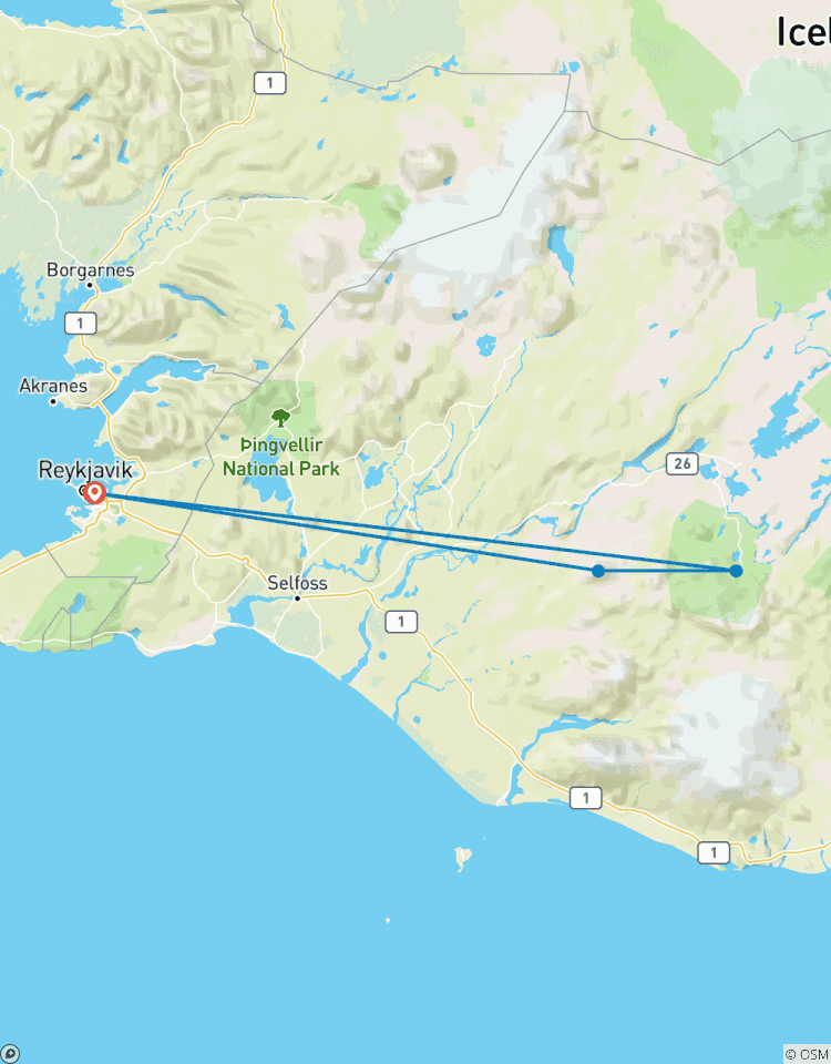 Hauts plateaux cachés : Randonnée de 3 jours à Landmannalaugar et Grænihryggur circuit