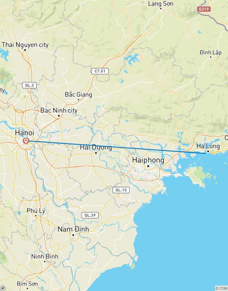 1 journée de croisière de luxe à Halong avec déjeuner et transfert circuit
