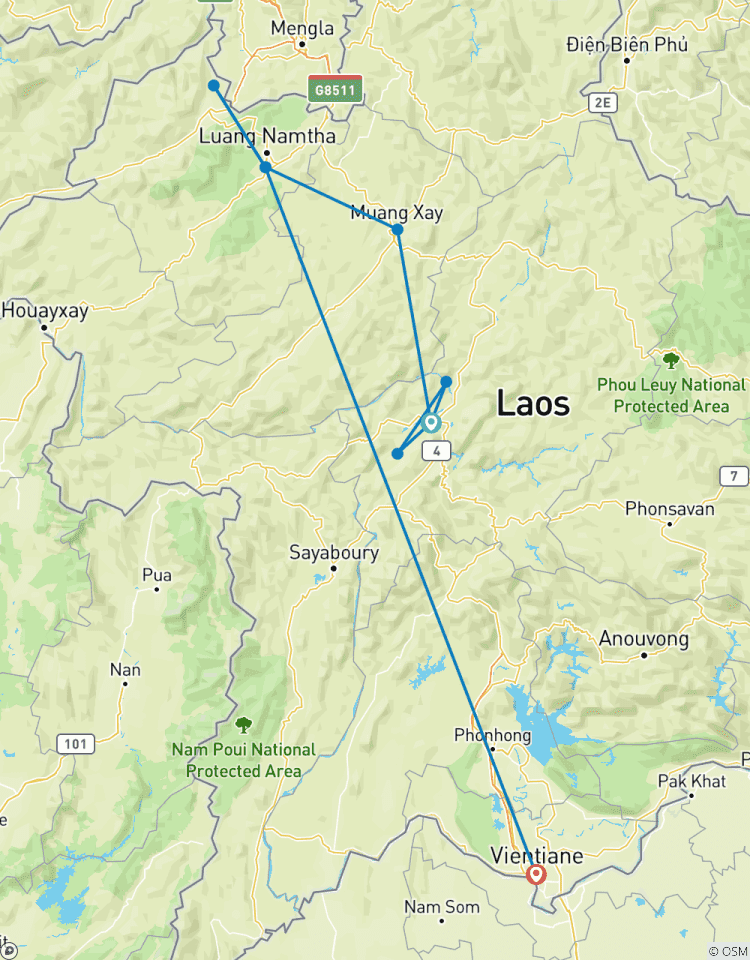Merveilles culturelles et naturelles du Laos 9 jours circuit