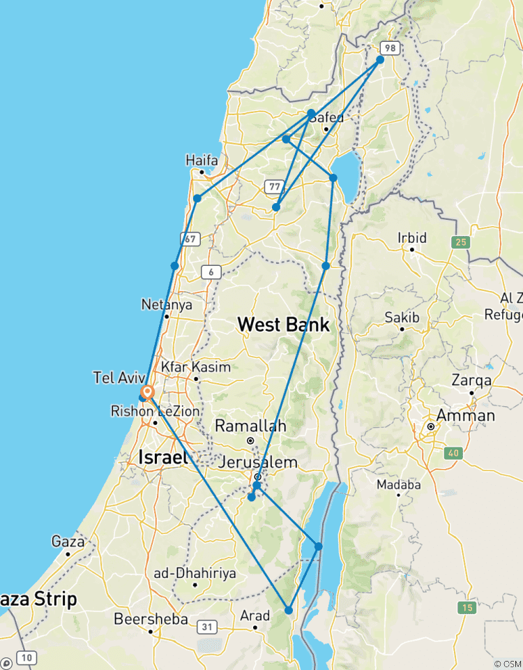 Les points forts d\'Israël - 8 jours circuit