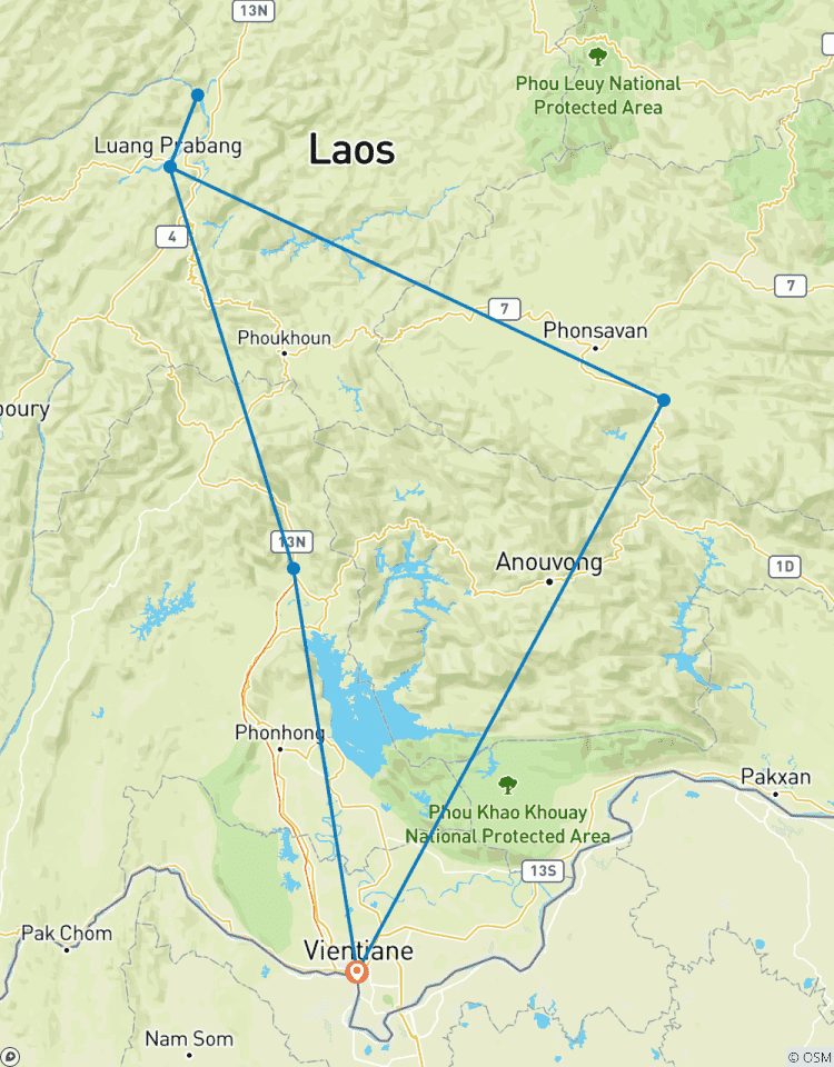 Laos Explorer : Grottes, trains et culture 8 jours circuit