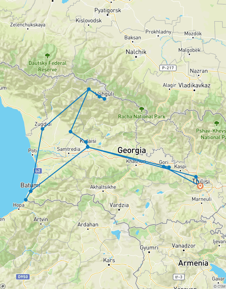 Circuito 10 días en la auténtica Georgia