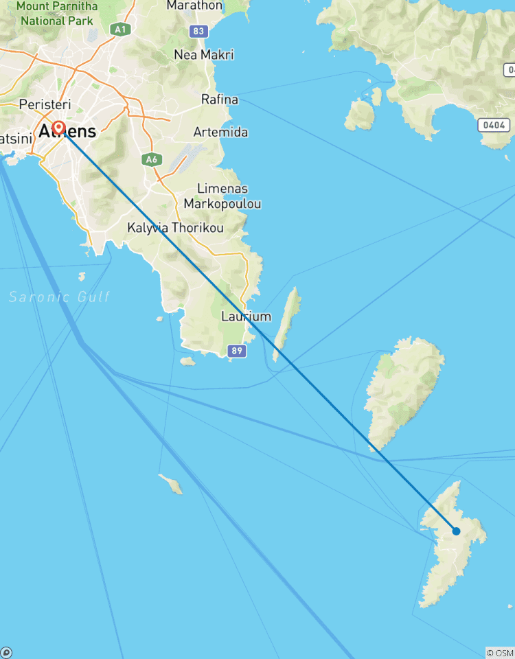 Cyclades secrètes : Vacances de Trek sur l\'île de Kythnos circuit