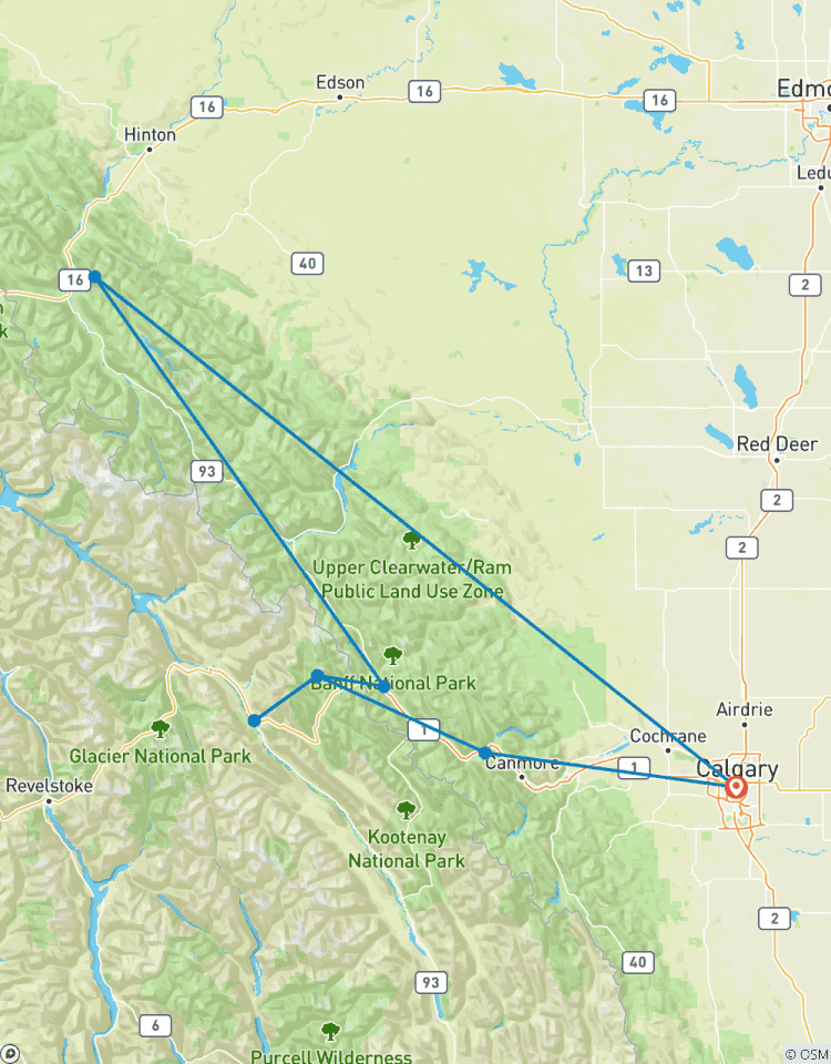 7 Day Rocky Mountain Camping Adventure Tour