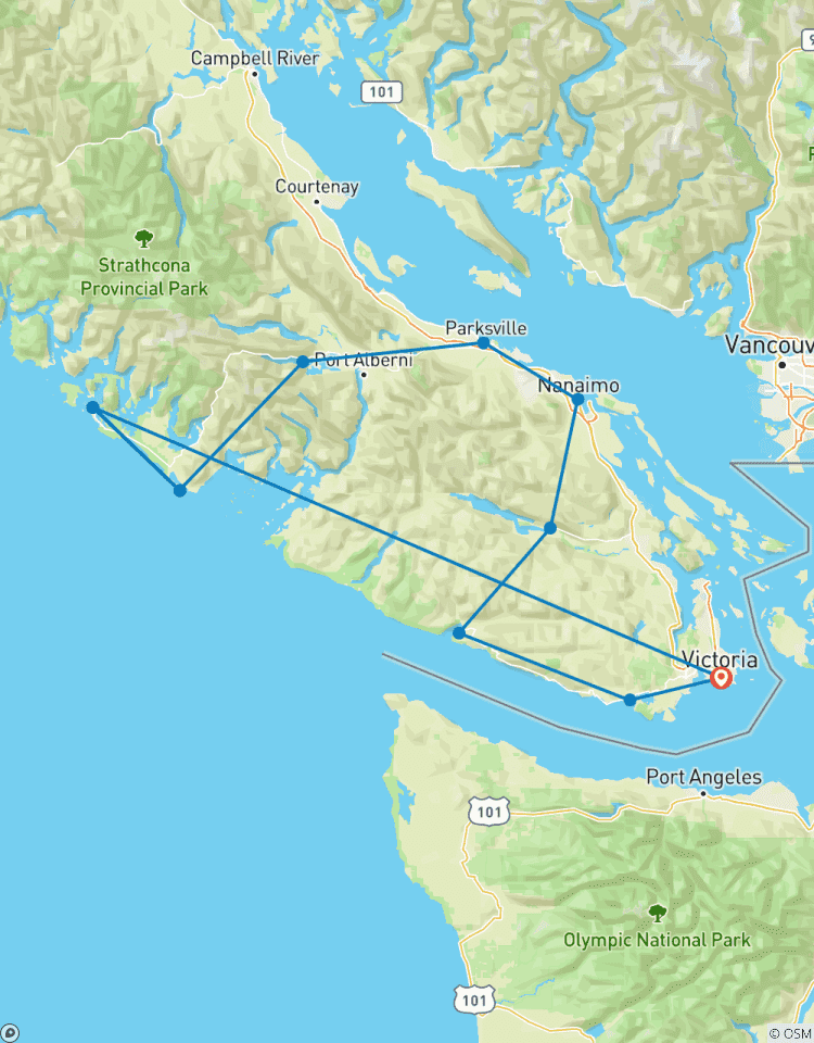 Vancouver Island Inn Based Walking Tour Tour