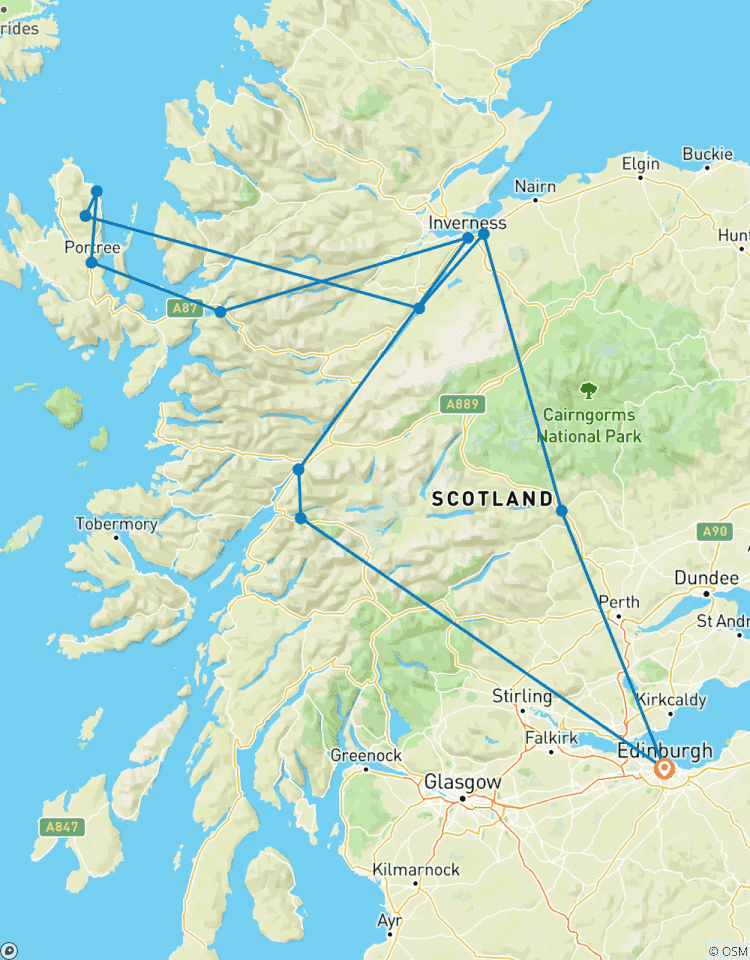 Skye & Inverness Adventure Tour