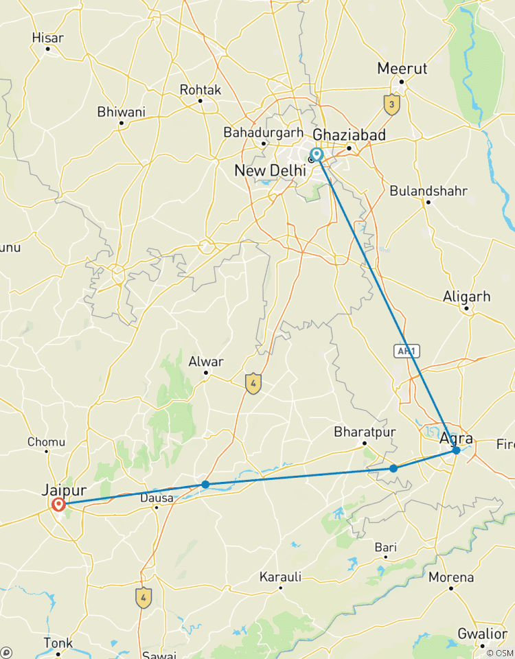 Explorer le Triangle d\'Or circuit