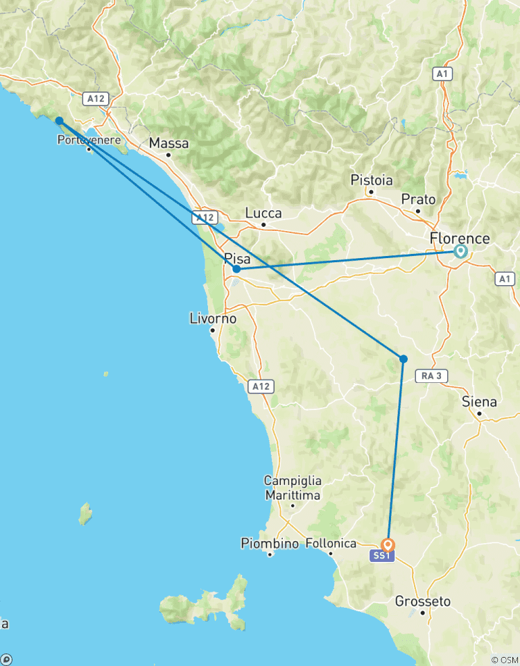 Le meilleur de la Toscane - 4jours/3nuits circuit