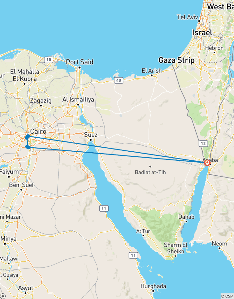 Kairo 3 Tage ab Eilat Rundreise