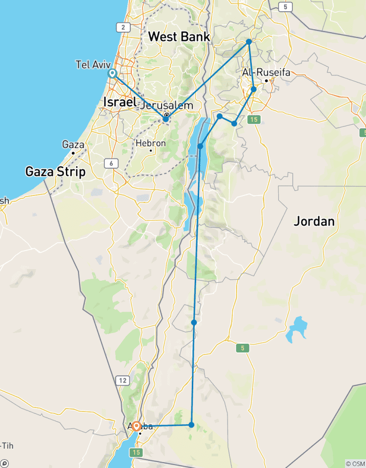Circuito Petra, Wadi Rum, Jerash, Madaba, mar Muerto 4 días