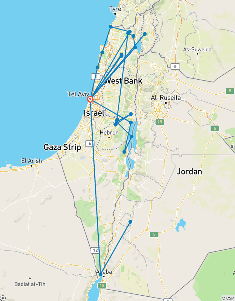 Israel mit Petra - 10 Tage Rundreise