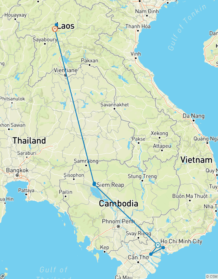 Indochina 10 - Tag Unvergessliche Reise Rundreise