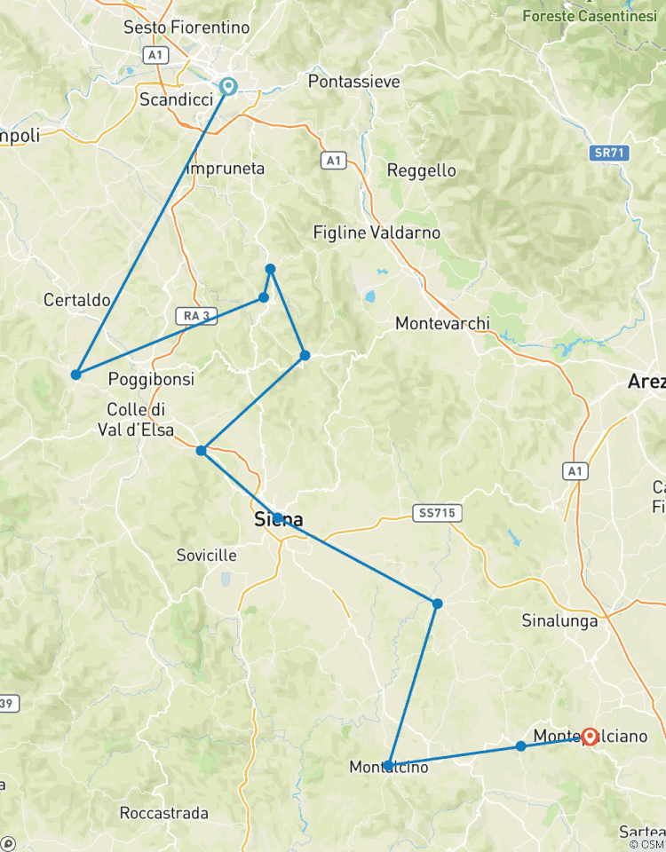 Bike tour, Tuscany, Italy (guided groups) Tour