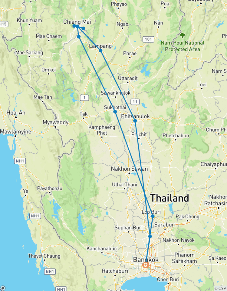 Pfade und Edelsteine von Siam, Kleingruppentour Rundreise
