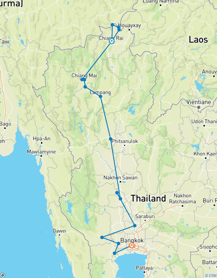 Circuito Gran Recorrido por Tailandia de 10 días, en grupo reducido (sólo en inglés)