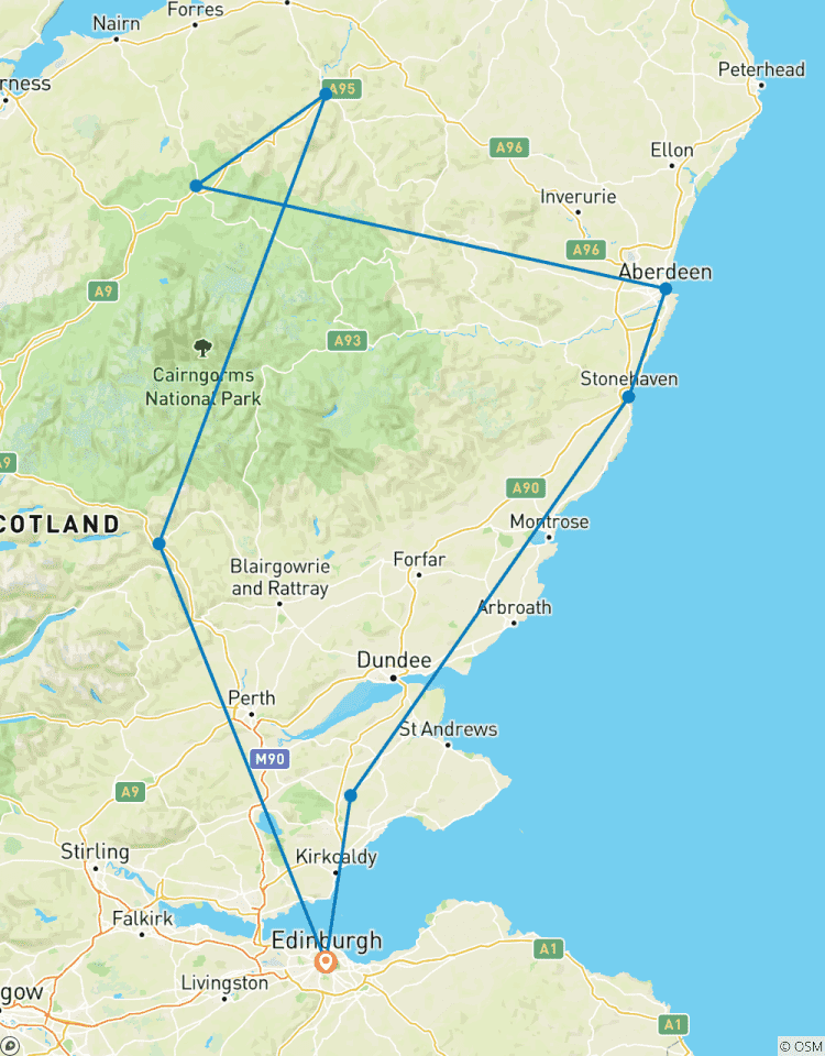 Circuito Excursión de 4 días al Whisky de Malta de Speyside