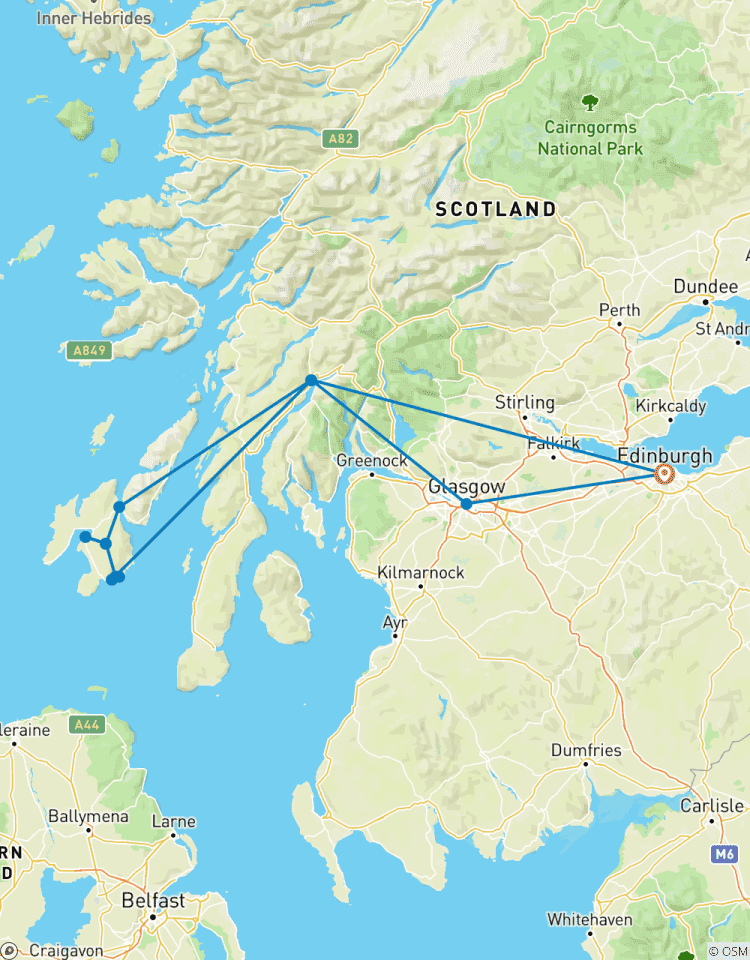 Circuito Circuito del Whisky de islay de 4 días