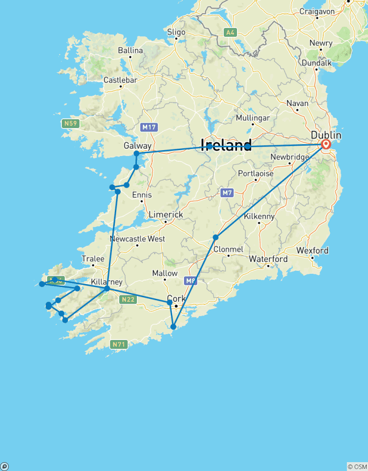 Circuito Escapada por el suroeste de Irlanda desde Dublín - 5 días (circuito en grupo reducido)