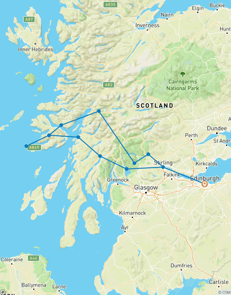 4-daagse Magische Mull, Isle of Iona & West Highlands Rondreis in kleine groep vanuit Edinburgh-rondreis