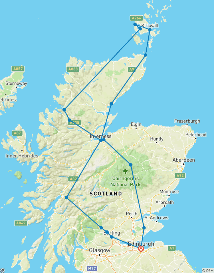 Orkney & de noordkust van Schotland - in kleine groep - vanuit Edinburgh - 5 dagen-rondreis