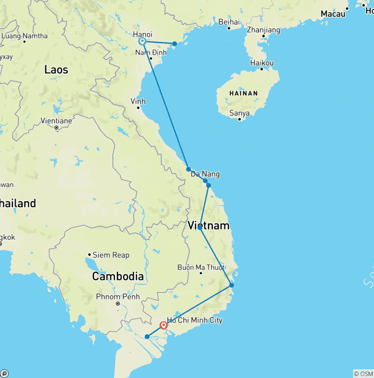 Map of Vietnam Explorer