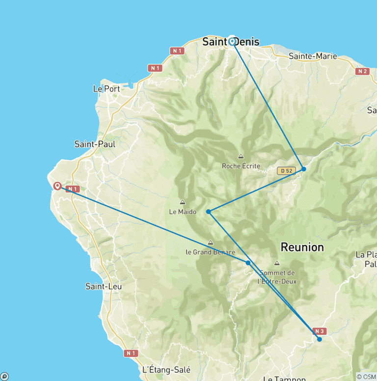 Map of The Vindio Ring - hut-to-hut hike in the Picos de Europa (14 days)