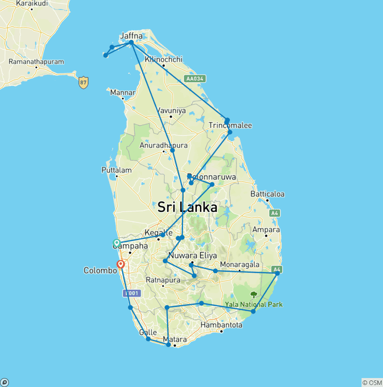 Map of