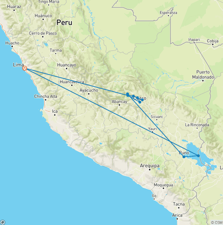Map of Peru: Machu Picchu and Lake Titicaca (2026)