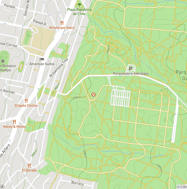 Map of In the Heart of Quito