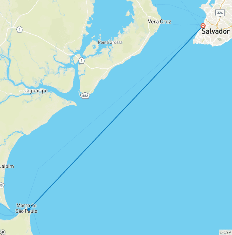 Map of 9 Day Nature Escape: Essence of Bahia