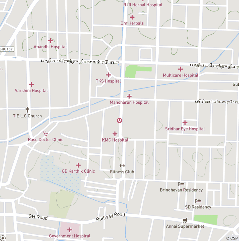 Map of Chettinad Flavors and Traditions Tour with a Culinary Expert