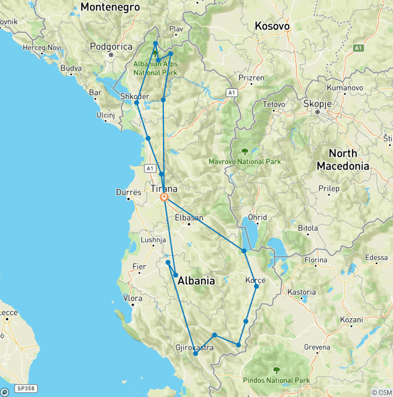 Map of Out of This World, 13 Days in Alien Places