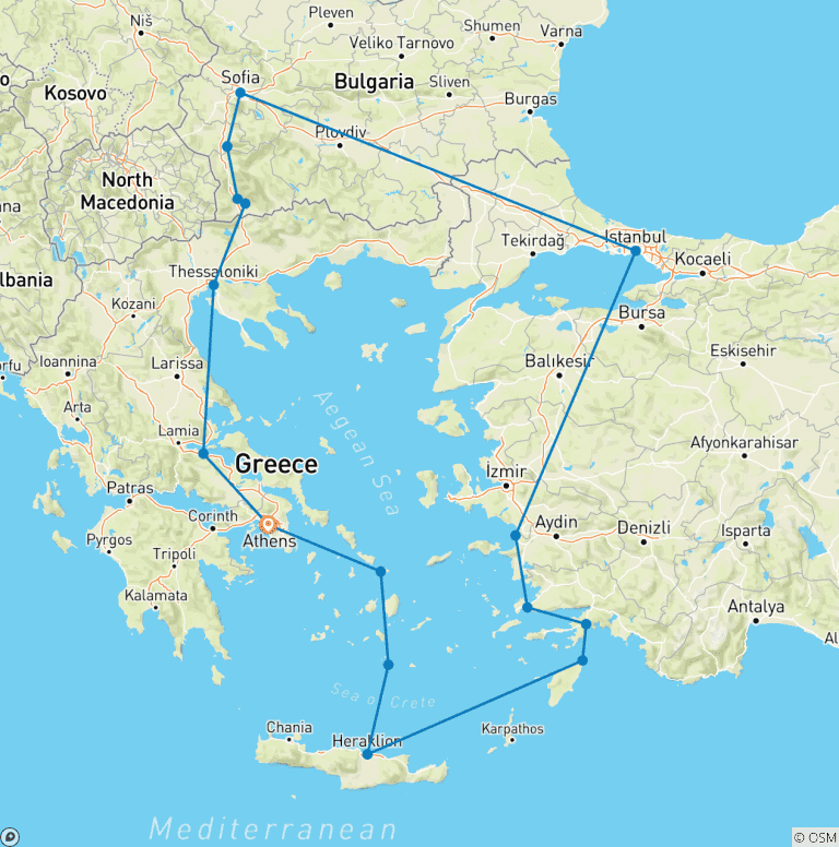 Map of Great Southeast Europe