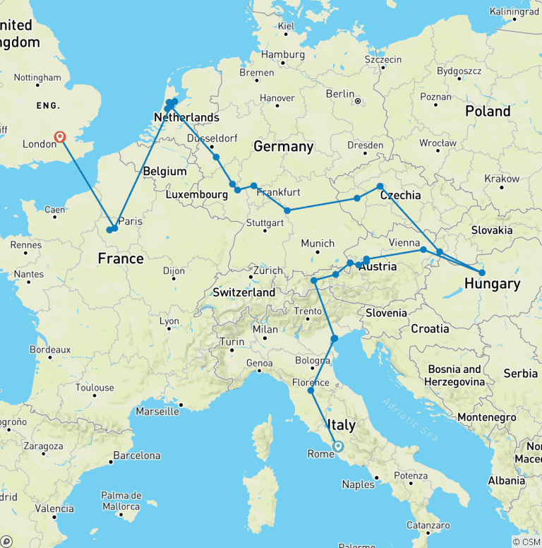Map of European Dance GO