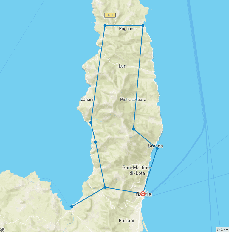 Map of Ice fjord Experience