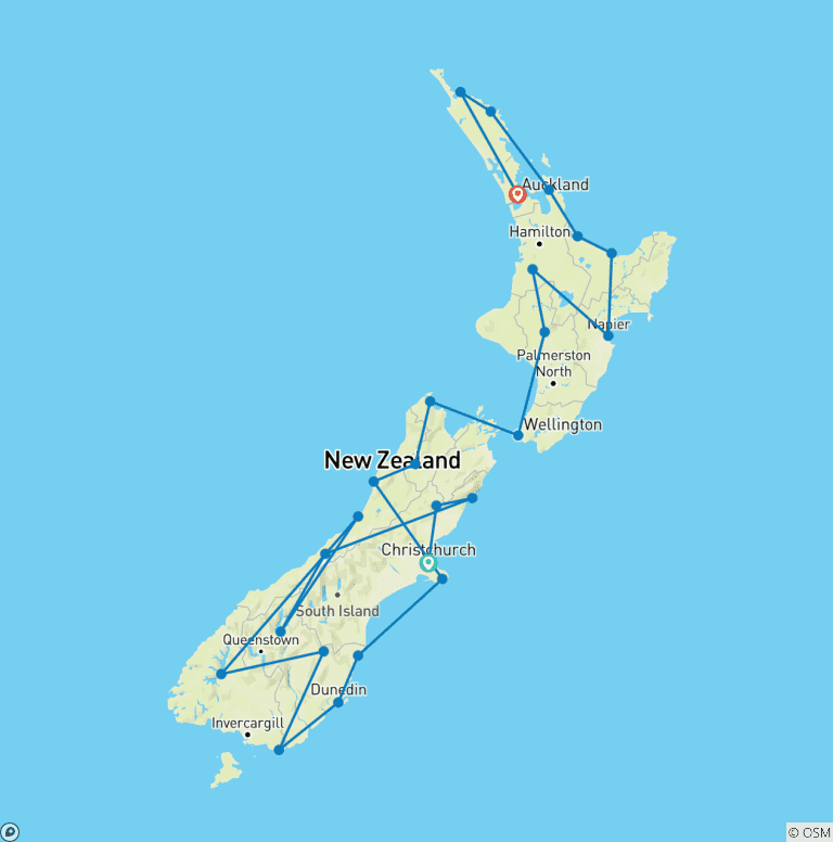 Map of The Epic ZigZag Adventure