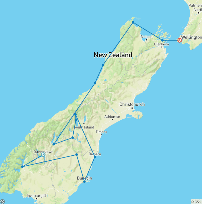 Map of The Southern Highlights