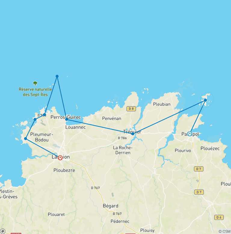 Map of The flavors of Alsace: hiking along the wine route 5 Days