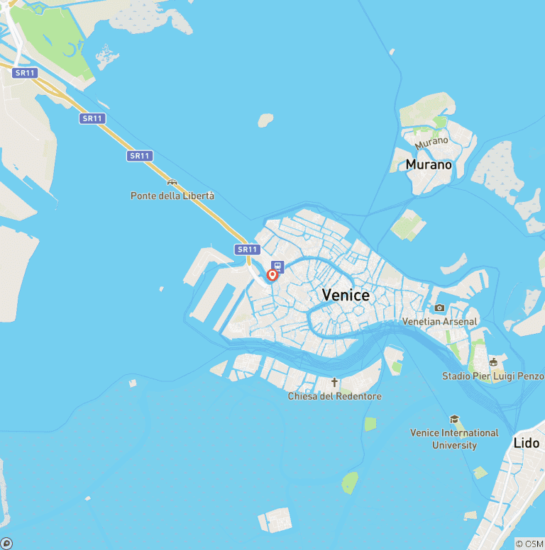 Map of Venice City Break