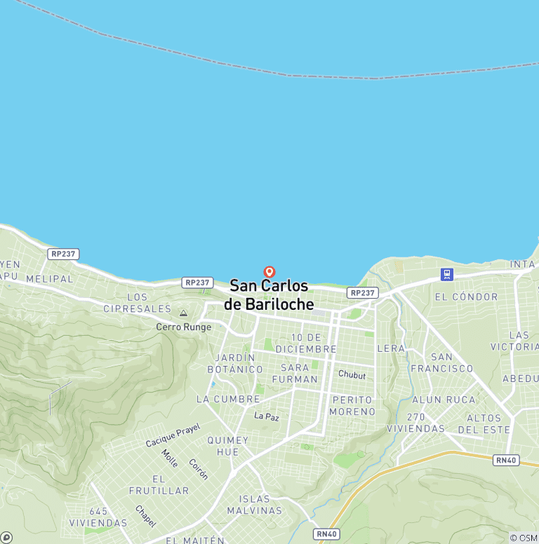 Map of Explore Bariloche Wonders