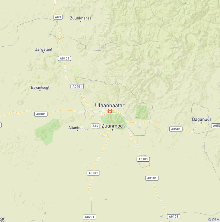 Map of Mongolia 2026: Yoga Wilderness Adventure