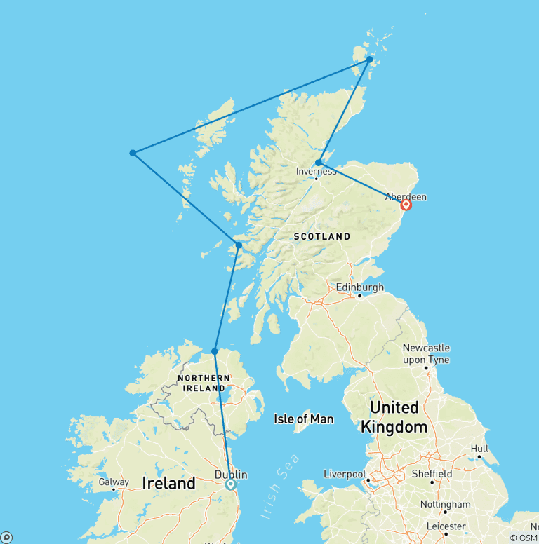 Map of The Jewels Of Scotland (Ocean Victory)