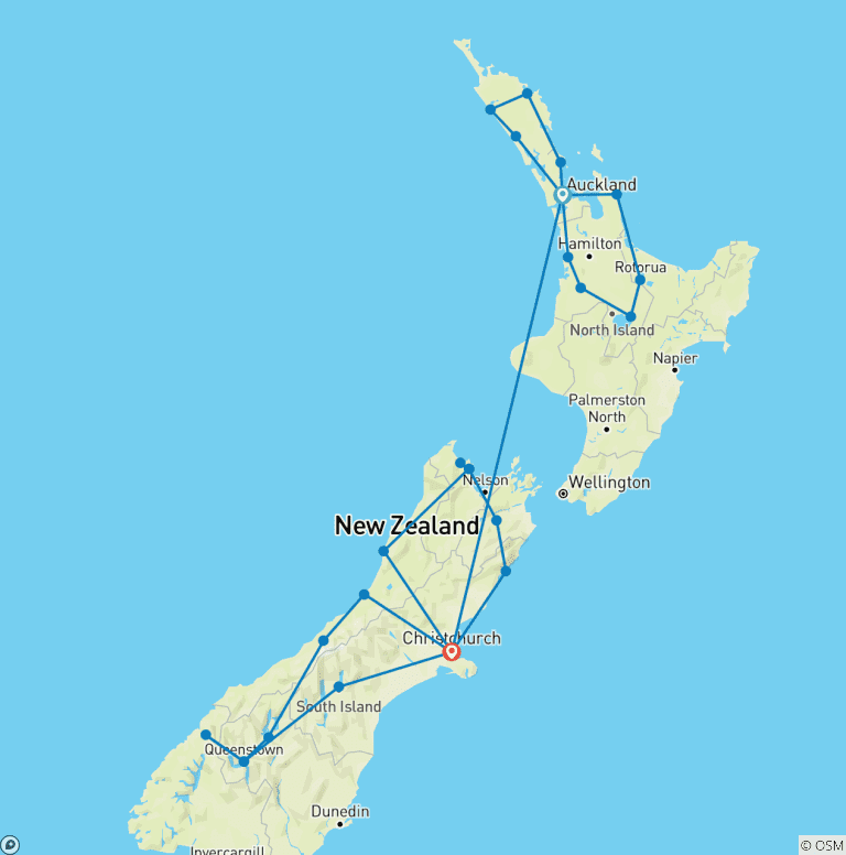 Map of Grand Adventure