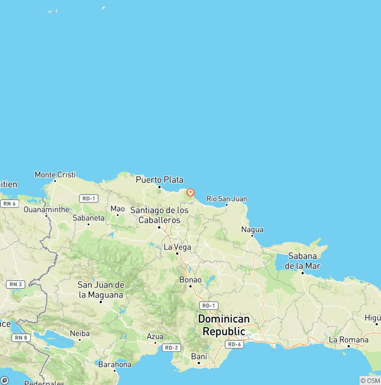Map of Cabarete, a Paradise in the Caribbean - Learn to Kiteboard