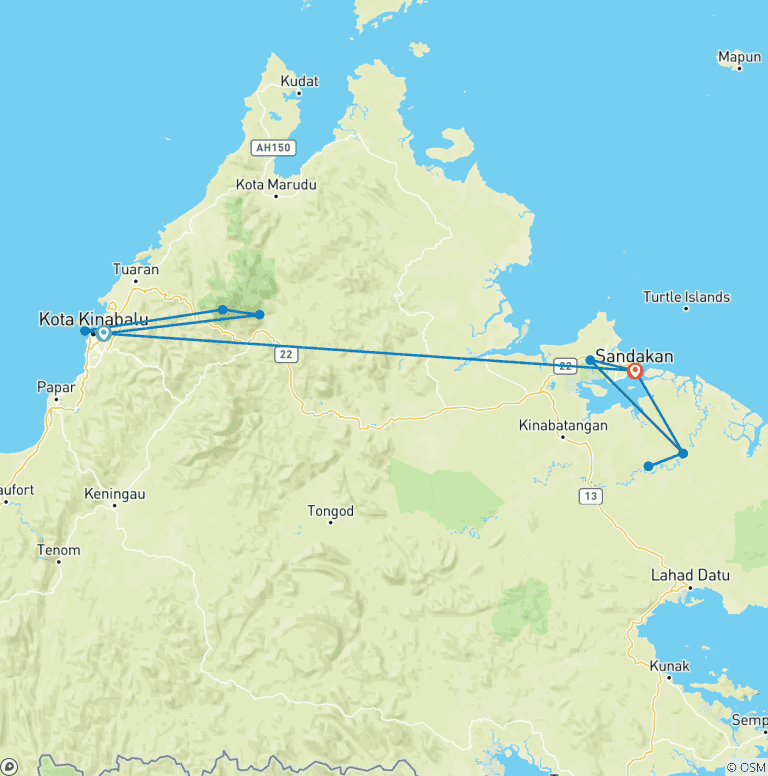Map of Essential Sabah