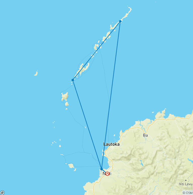 Map of Sea Breeze Island Hopping - All Inclusive 9Days/8nights