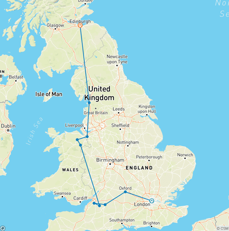 Map of Castles and Kilts