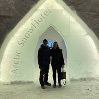 Photo de voyageur Aurore boréale et Igloo en verre #3
