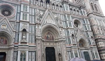 Intricate facade of a historic cathedral.