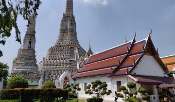 Ornate temples with detailed architecture.